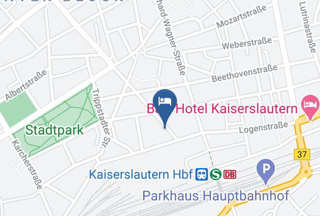 Kaiserslautern - Astra Hotel Garni Maps