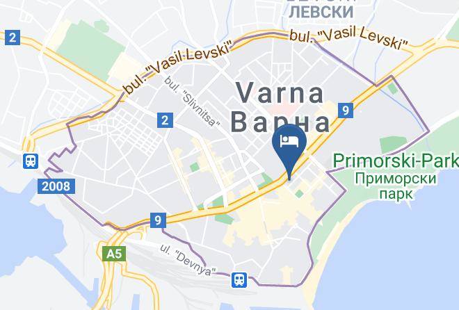 Varna - Astra Hotel Maps