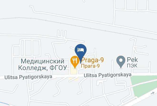 Yessentuki - Astra Hotel Maps