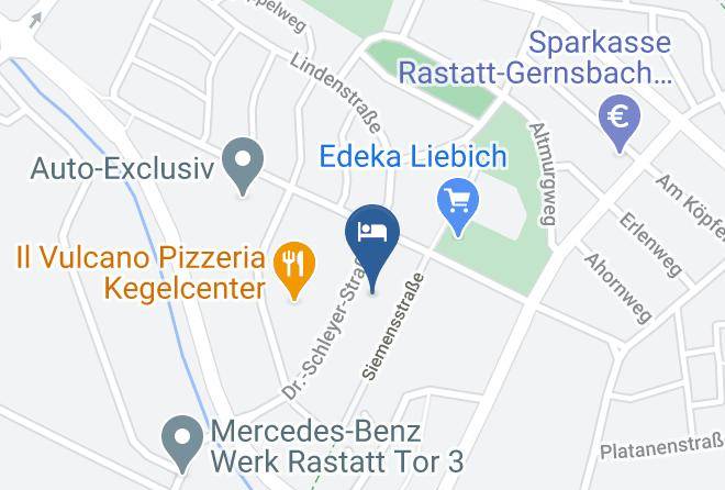 Rastatt - Hotel Astra In Rastatt Maps