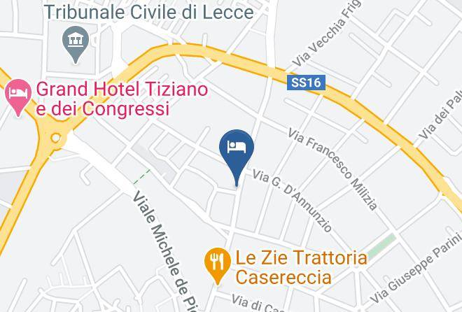 Lecce - Astro Blu B&b Maps