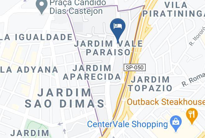 Sao Jose Dos Campos - Astro Hotel Maps