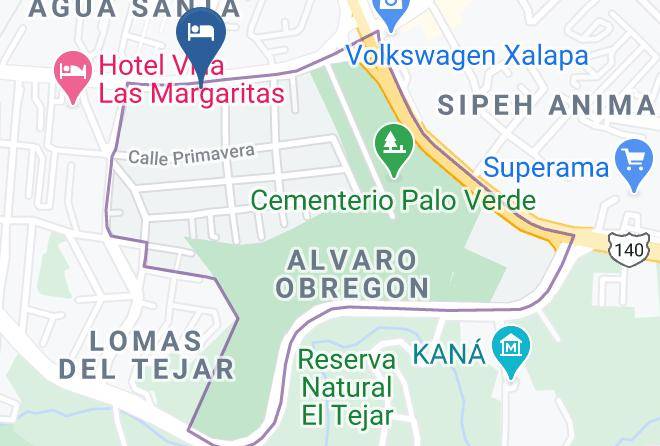 Xalapa - Astro Inn Hotel Express Maps
