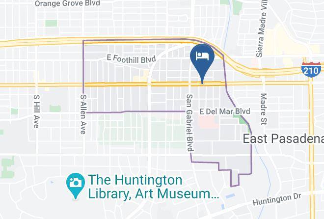 Los Angeles - Astro Pasadena Hotel Maps