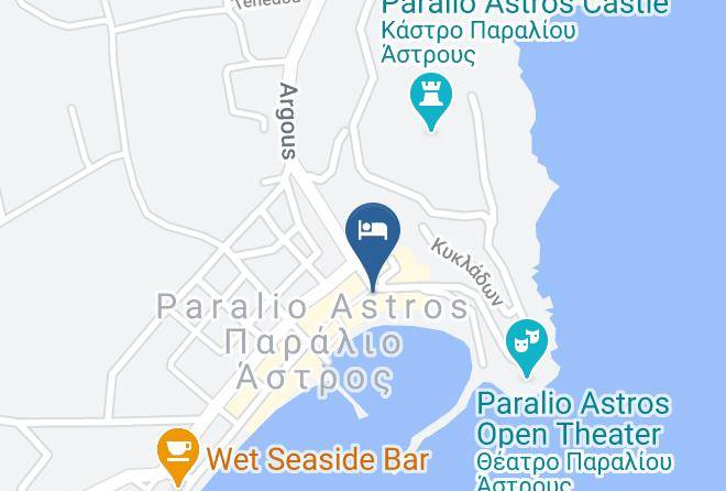 Astros Beach Hotel Map