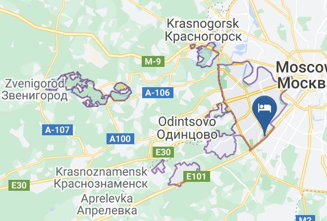 Moscow - Astrus Tsentral'nyy Dom Turista Maps
