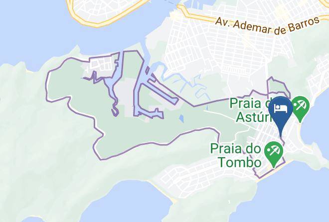 Guaruja - Asturias Praia Hotel Maps