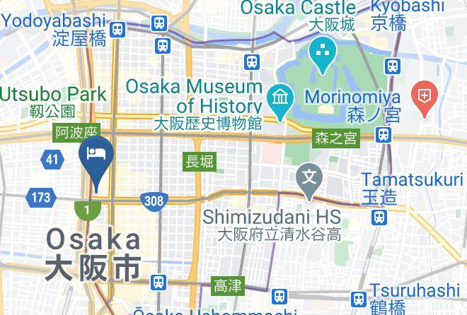 Osaka City Chuo Ward - A Style Shinsaibashi Maps
