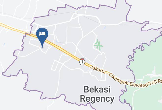 Bekasi Regency - Asuka Hotel Mm2100 Maps