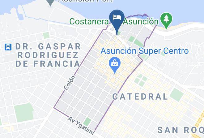 Asuncion - Asuncion Rent Suites Centro Maps