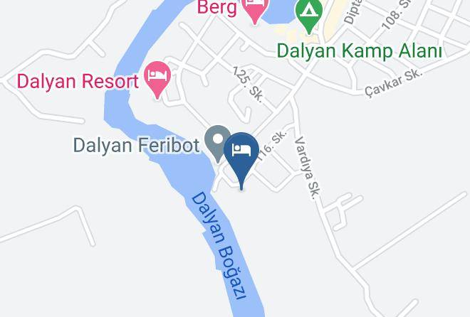 Ortaca - Asur Otel Maps