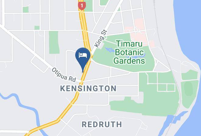 Timaru - Asure Ashley Motor Lodge Timaru Maps
