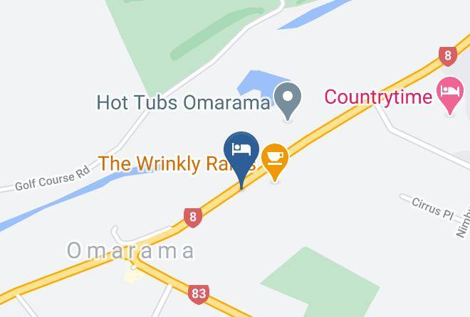 Waitaki Canterbury - Asure Sierra Motel Maps