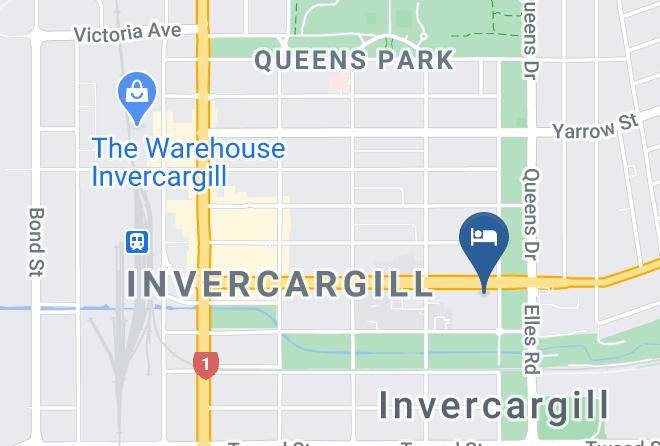 Invercargill - Asure Townsman Motor Lodge Maps