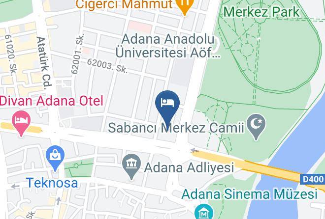 Seyhan - Asus Palmiye Otel Maps