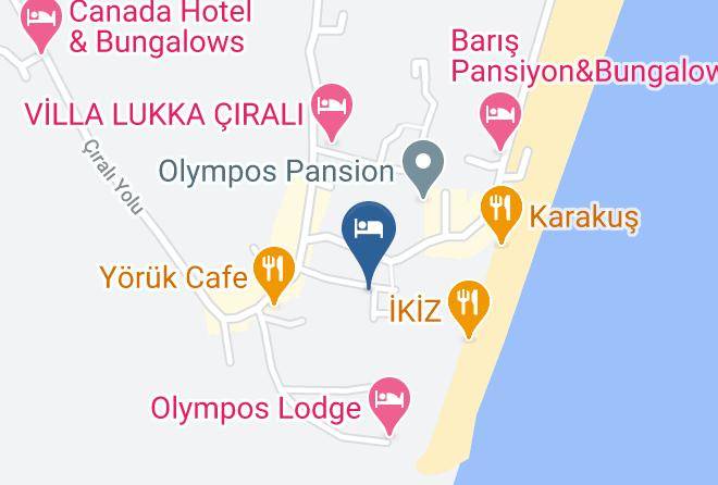 Antalya - Asya Bungalow Maps