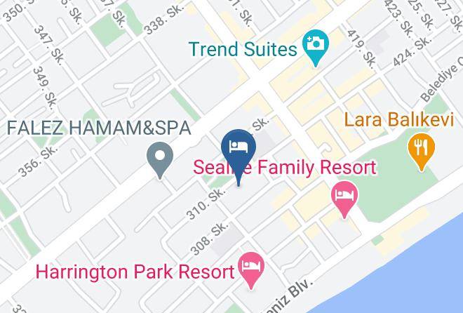 Konyaalti - Ataer Hotel Maps