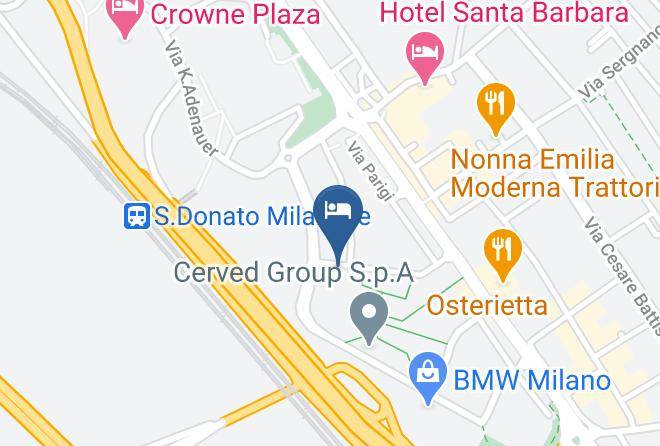 Milan - Unahotels The One Milano Maps