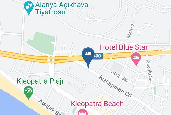 Alanya - Atak Apart Hotel Alanya Maps