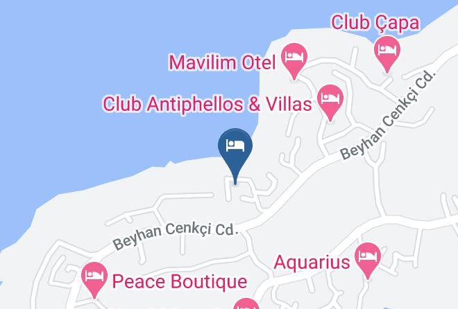 Kas - Atalante Hotel Maps