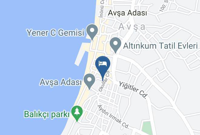 Atamer'in Bahcesi Avsa Map