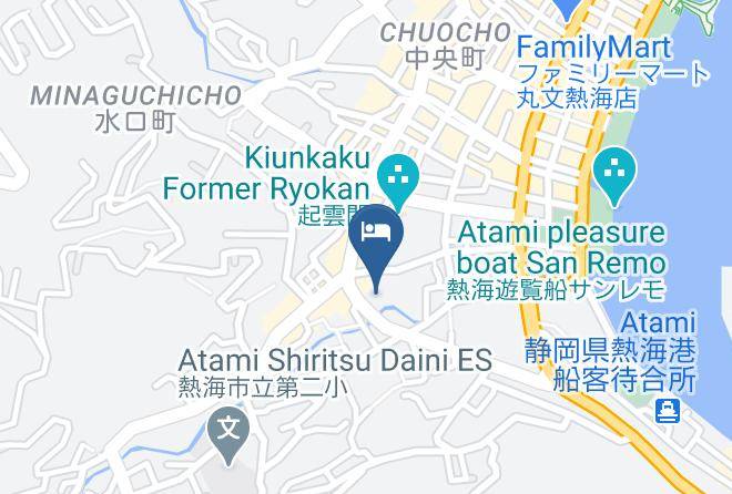 Atami Kinjokan Map