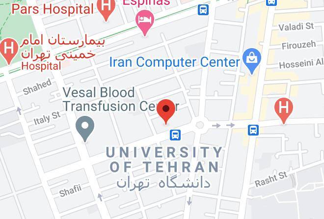 Tehran - Atana Hotel Maps