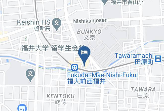 Fukui City - Atarashiya Hotel Maps