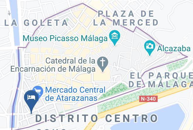 Malaga - Atarazanas Malaga Boutique Hotel Maps
