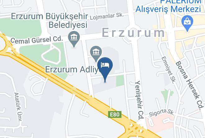 Yakutiye - Ataturk Universitesi Konukevi 3 Maps