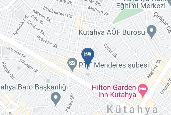 Kutahya Balikli - Atay Pansiyon Maps