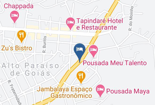 Alto Paraiso De Goias - Atelier Pousada Alto Paraiso Maps