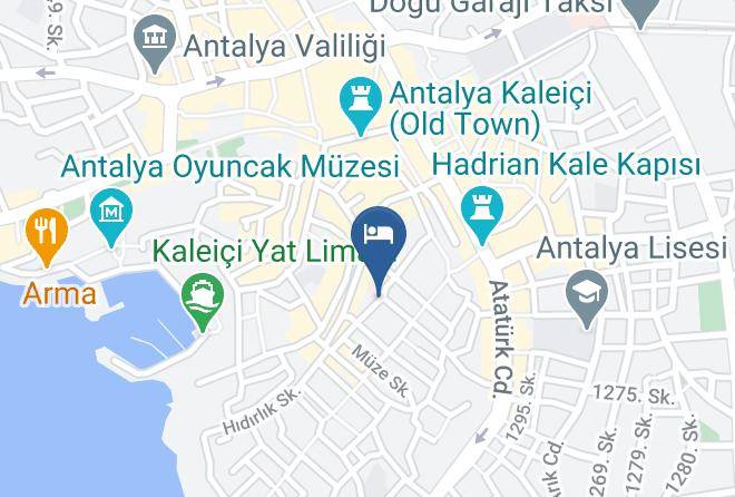 Muratpasa - Atelya Art Hotel Maps