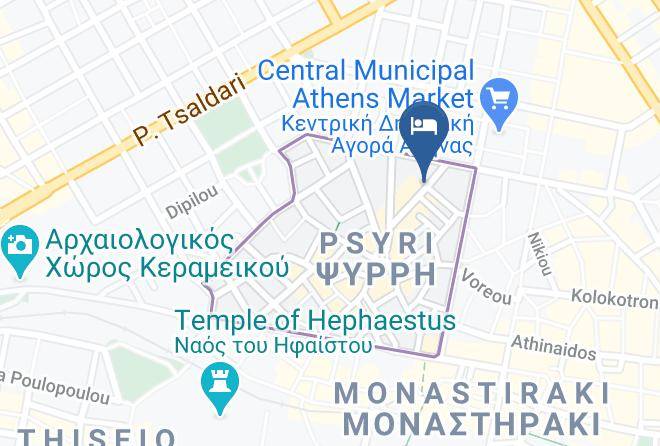 Central Athens - Ater Albus By K&k Maps