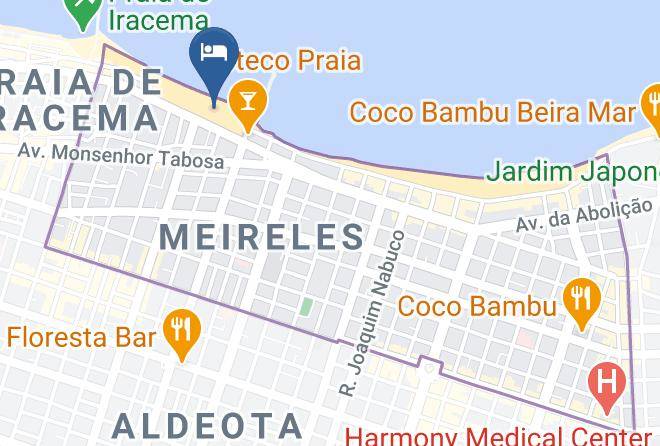 Fortaleza - Aterro Da Praia De Iracema Maps
