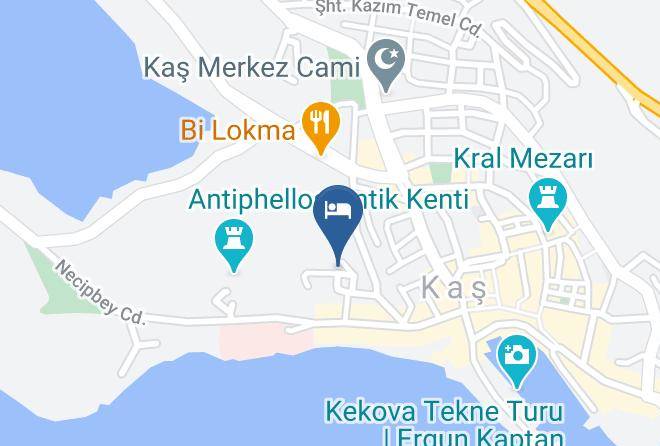 Kas - Ates Pansiyon Maps