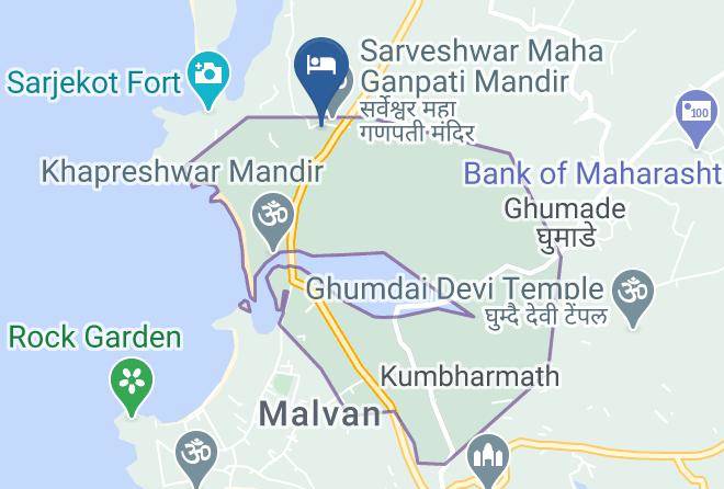 Malvan - Atharva Home Stay Scuba Parasailing & Water Sports Near Tarkarli Maps