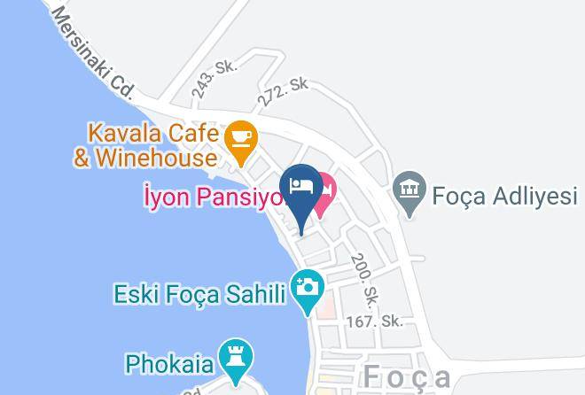 Foca - Athena Otel Maps