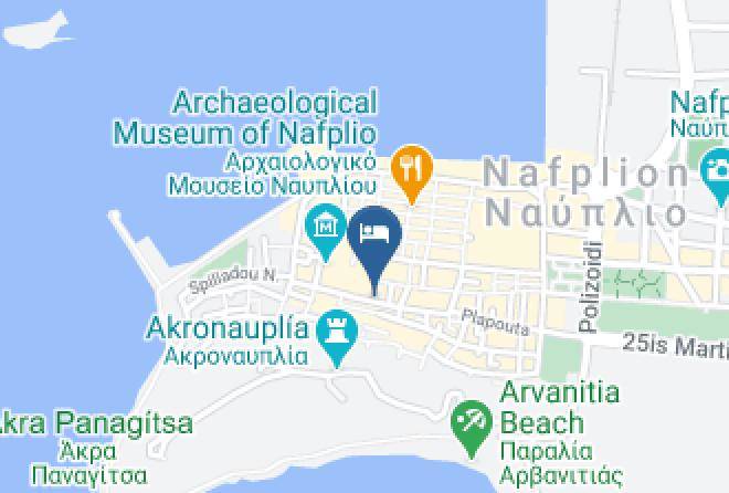 Argolis - Athena Hotel Nafplion Maps