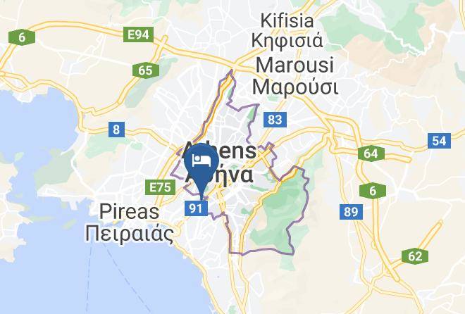 Central Athens - Athenaeum Smart Hotel Maps
