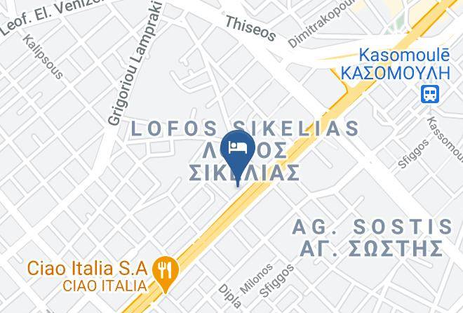 South Athens - Athenian Montaza Hotel Maps