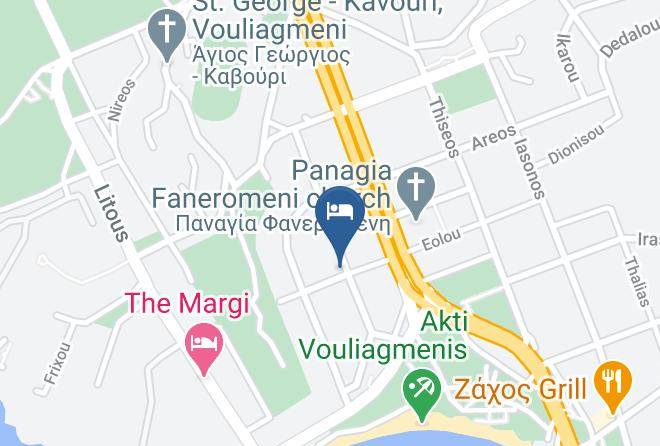 Athenian Riviera Hotel & Suites Map