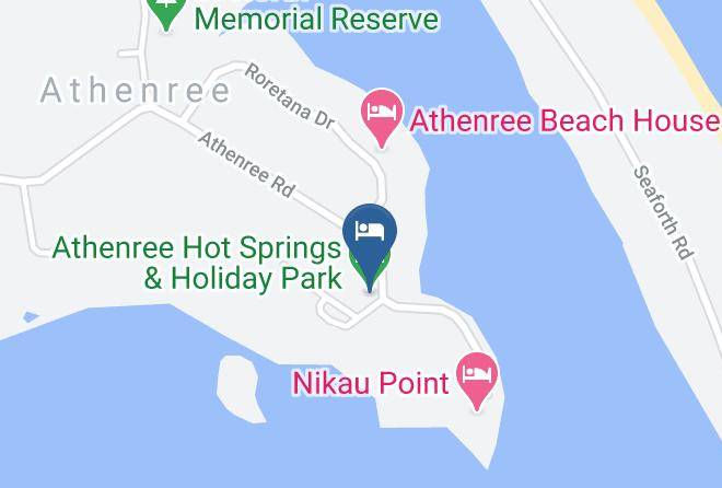 Western Bay Of Plenty - Athenree Hot Springs & Holiday Park Maps