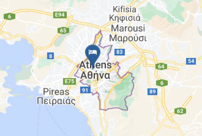 Central Athens - Athens Art Hotel Maps
