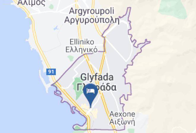 South Athens - Athens Coast Hotel Maps