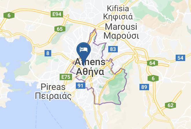 Central Athens - Athens Delta Hotel Maps