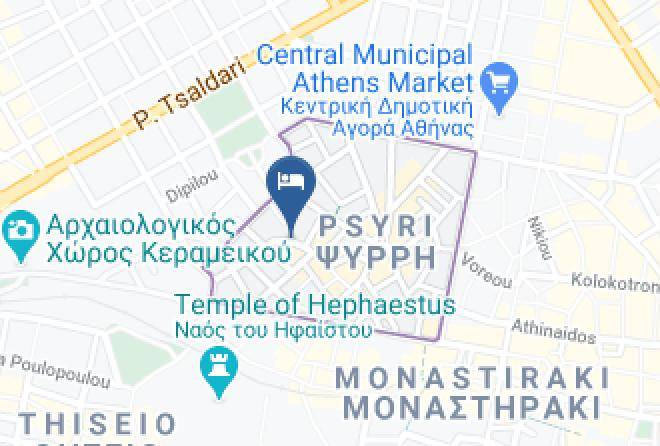 Athens Suites Map