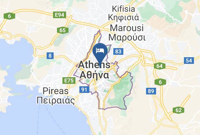 Central Athens - Athens Zafolia Hotel Maps