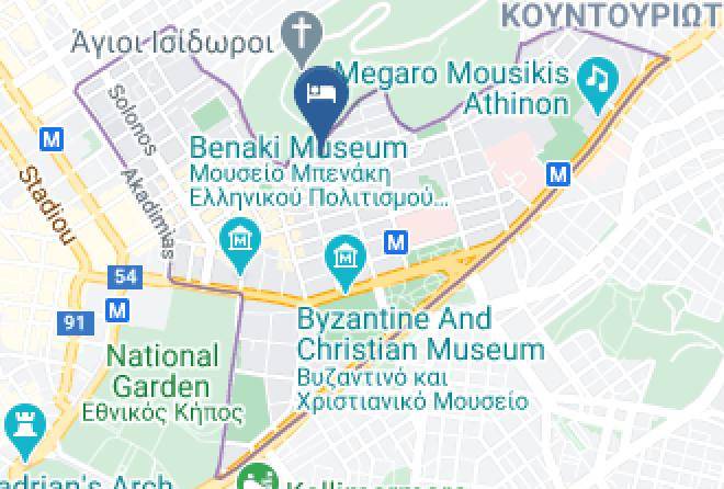 Central Athens - Athensblues Kolonaki Maps