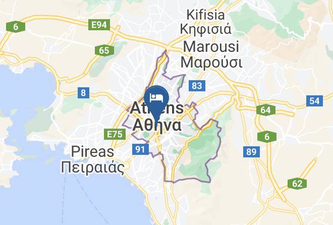 Central Athens - Athensflat Gr Maps